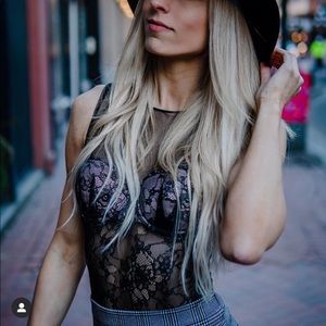 DYNAMITE Lace Bodysuit